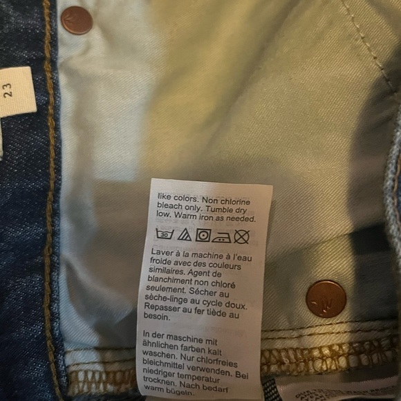 Madewell High-Rise Denim Shorts Size 23 - Picture 13 of 14
